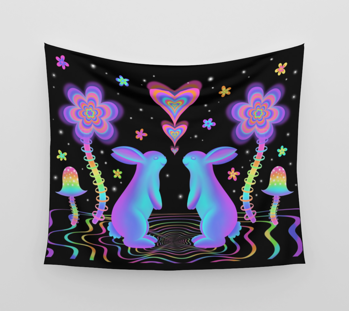Bunny Bloom Tapestry