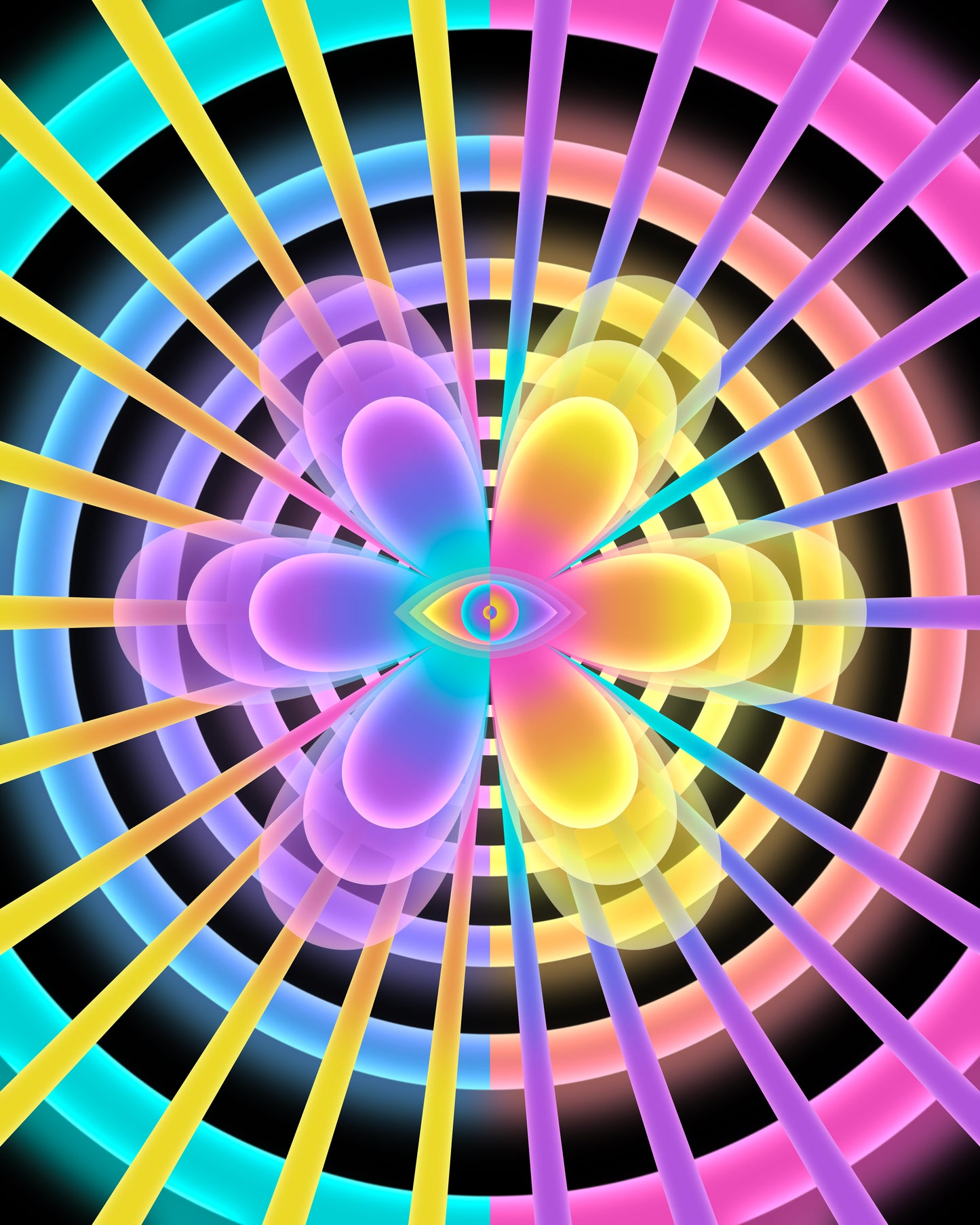 Binary Bloom - Fine Art Print