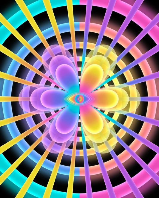 Binary Bloom - Fine Art Print