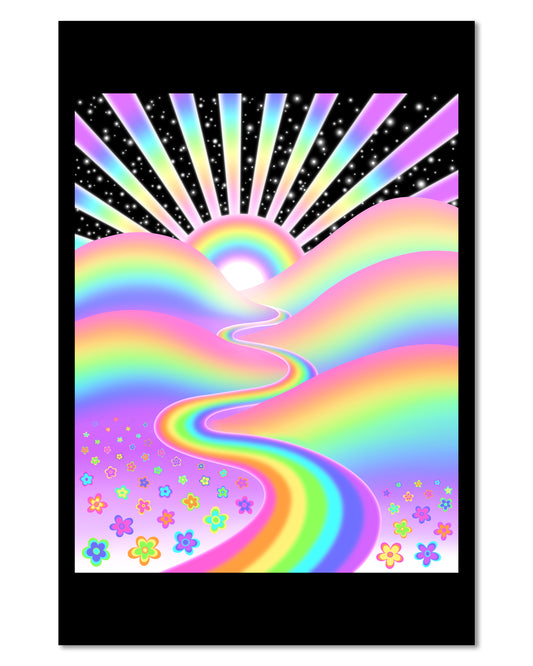 Over the Hills and Far Away - Mini 4×6 Art Print