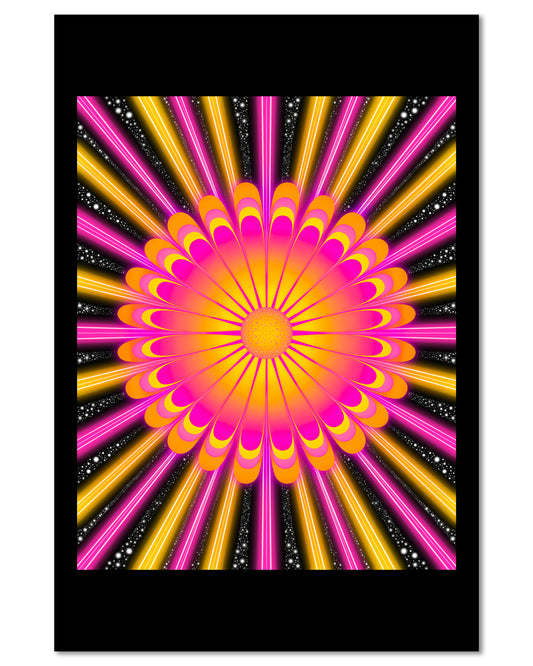 Sun Flower - Mini 4×6 Art Print