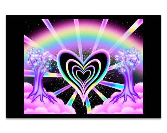 Tree Heart Portal - Mini 4×6 Art Print