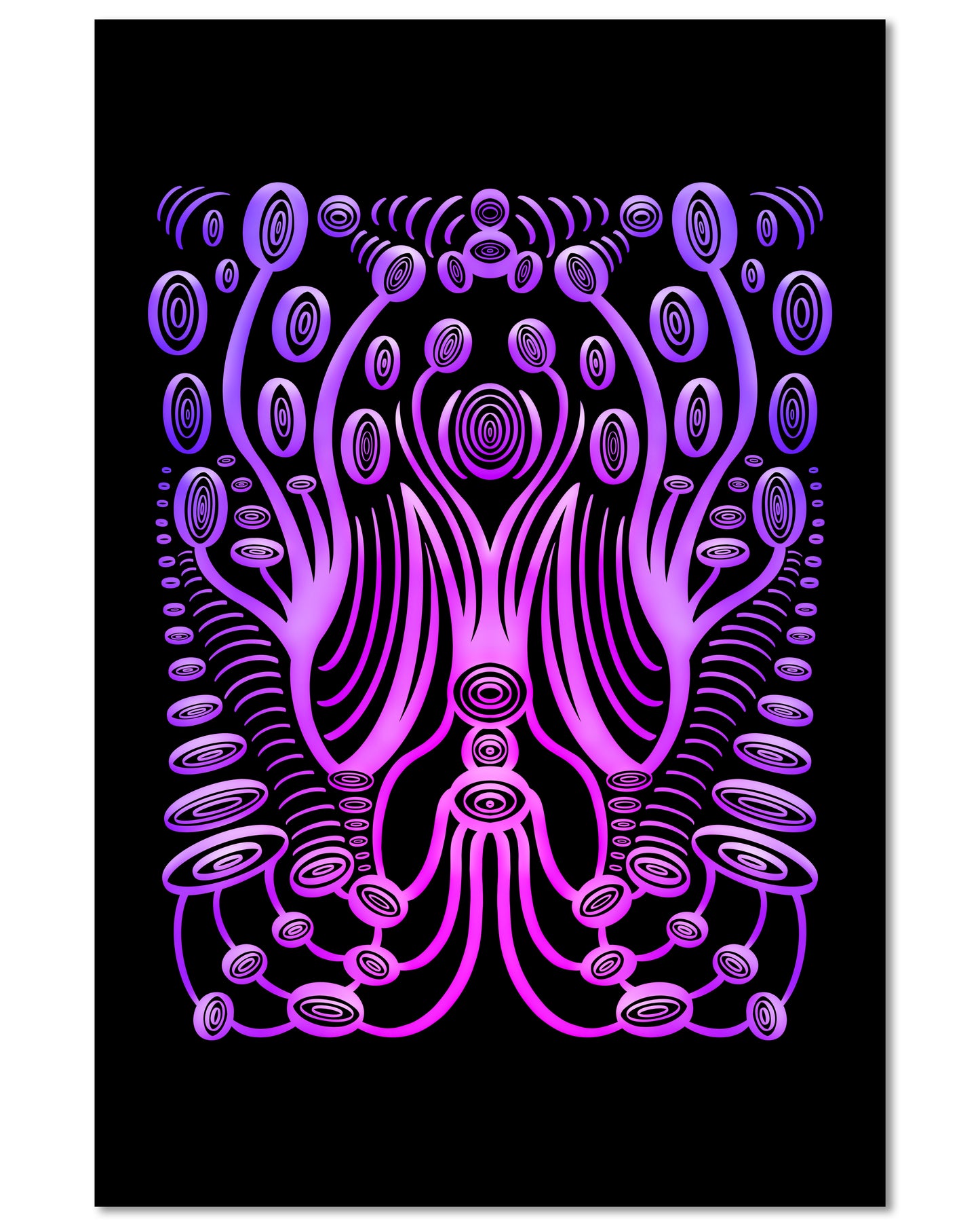 Violet Sigil - Mini 4×6 Art Print