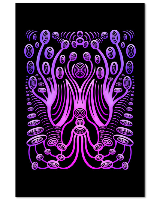 Violet Sigil - Mini 4×6 Art Print