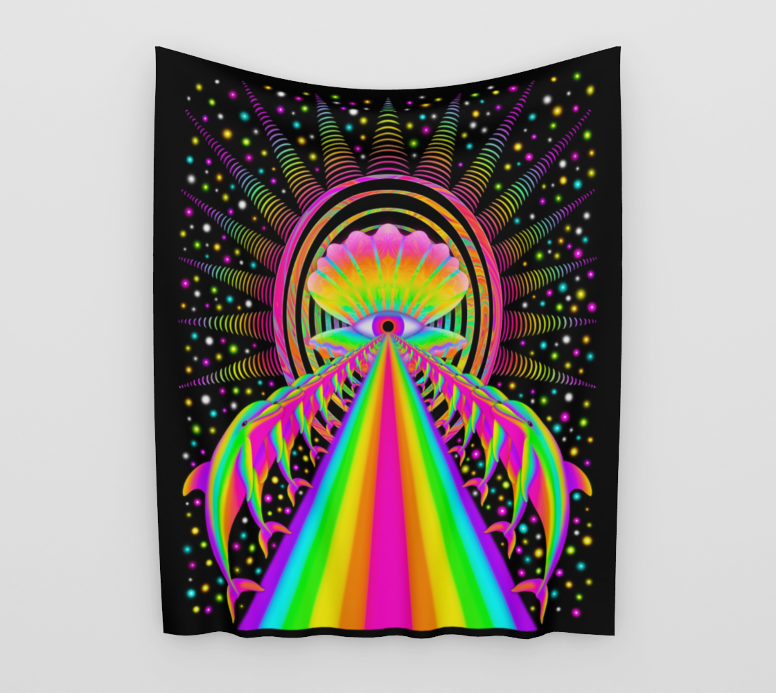 Dolphin Dream Portal Tapestry