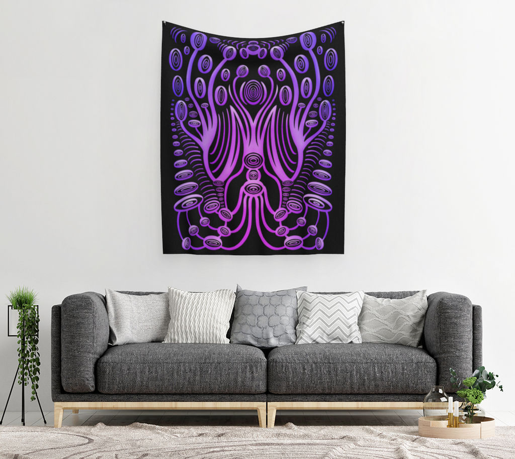 Violet Sigil Tapestry
