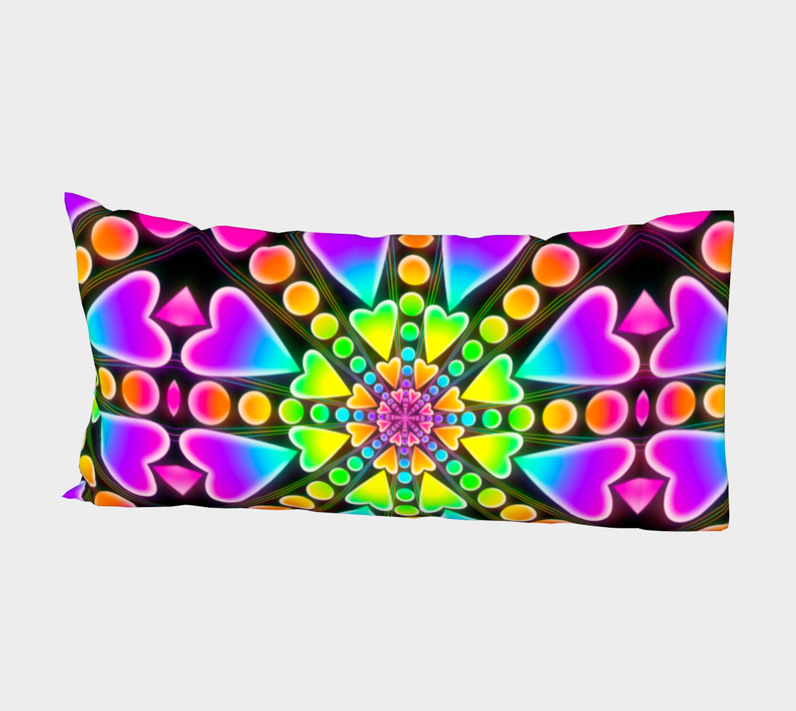 Heartburst Glow Pillowcase