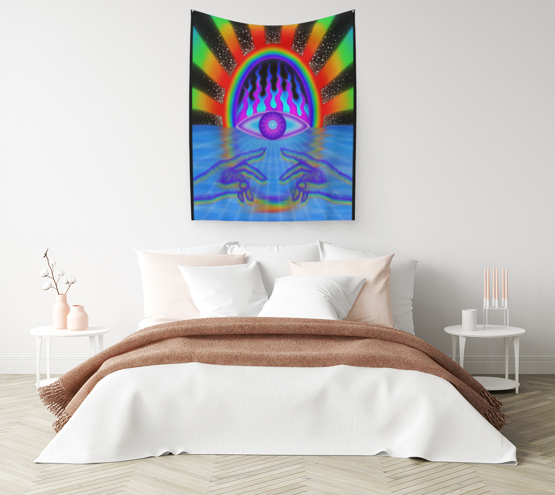 Rainbow Vision Gate Tapestry