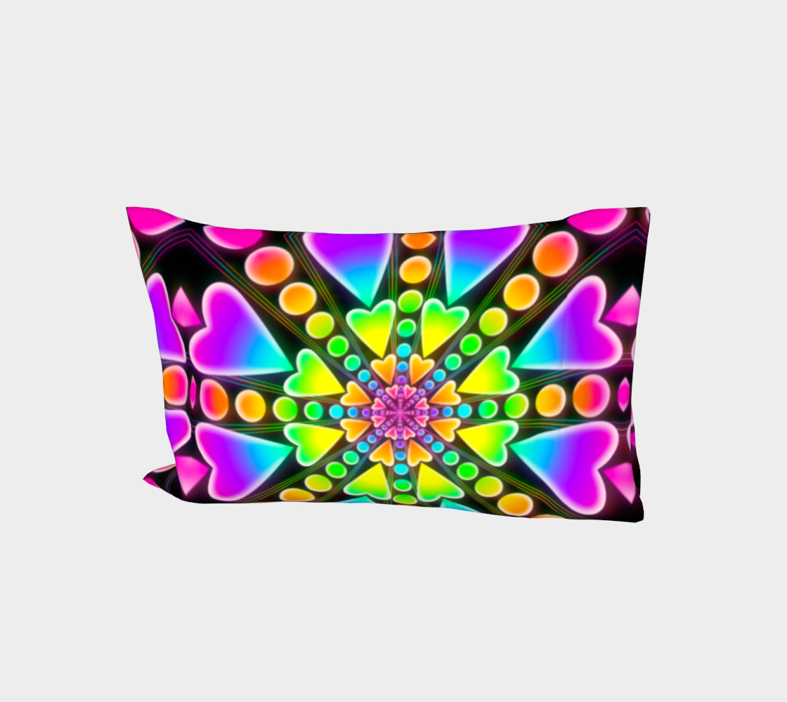 Heartburst Glow Pillowcase