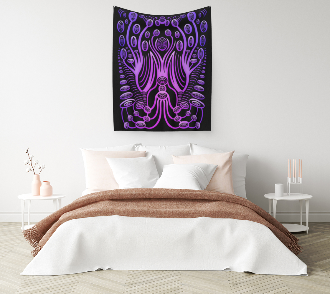 Violet Sigil Tapestry