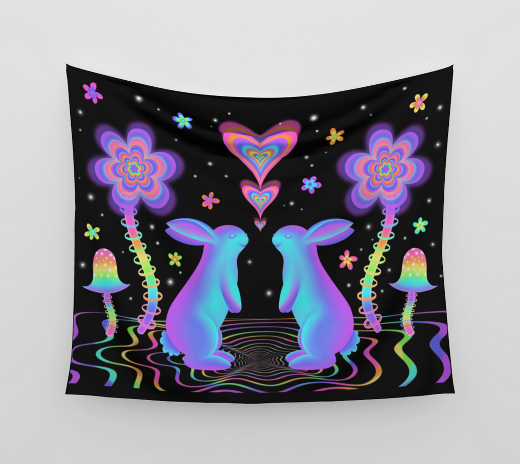 Bunny Bloom Tapestry
