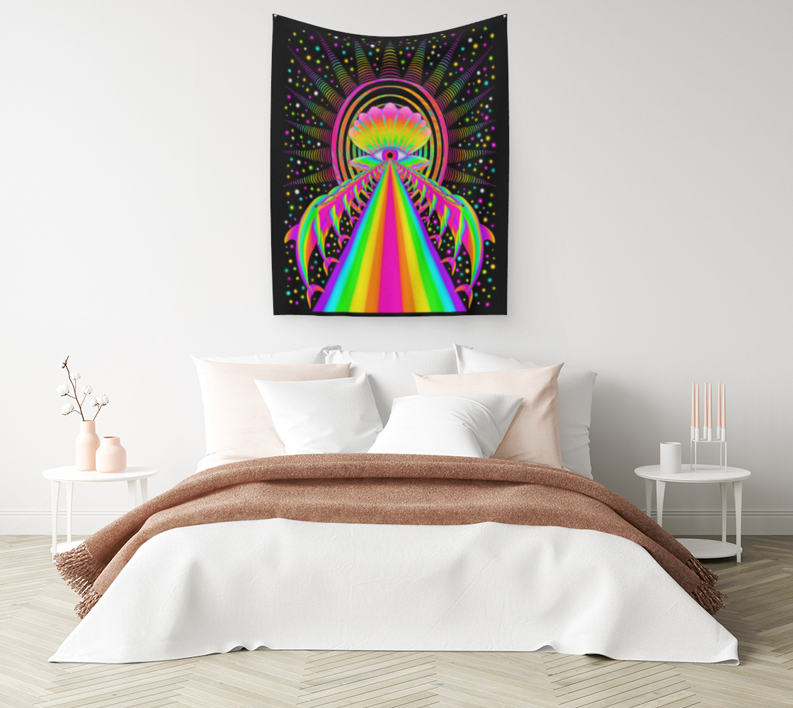 Dolphin Dream Portal Tapestry