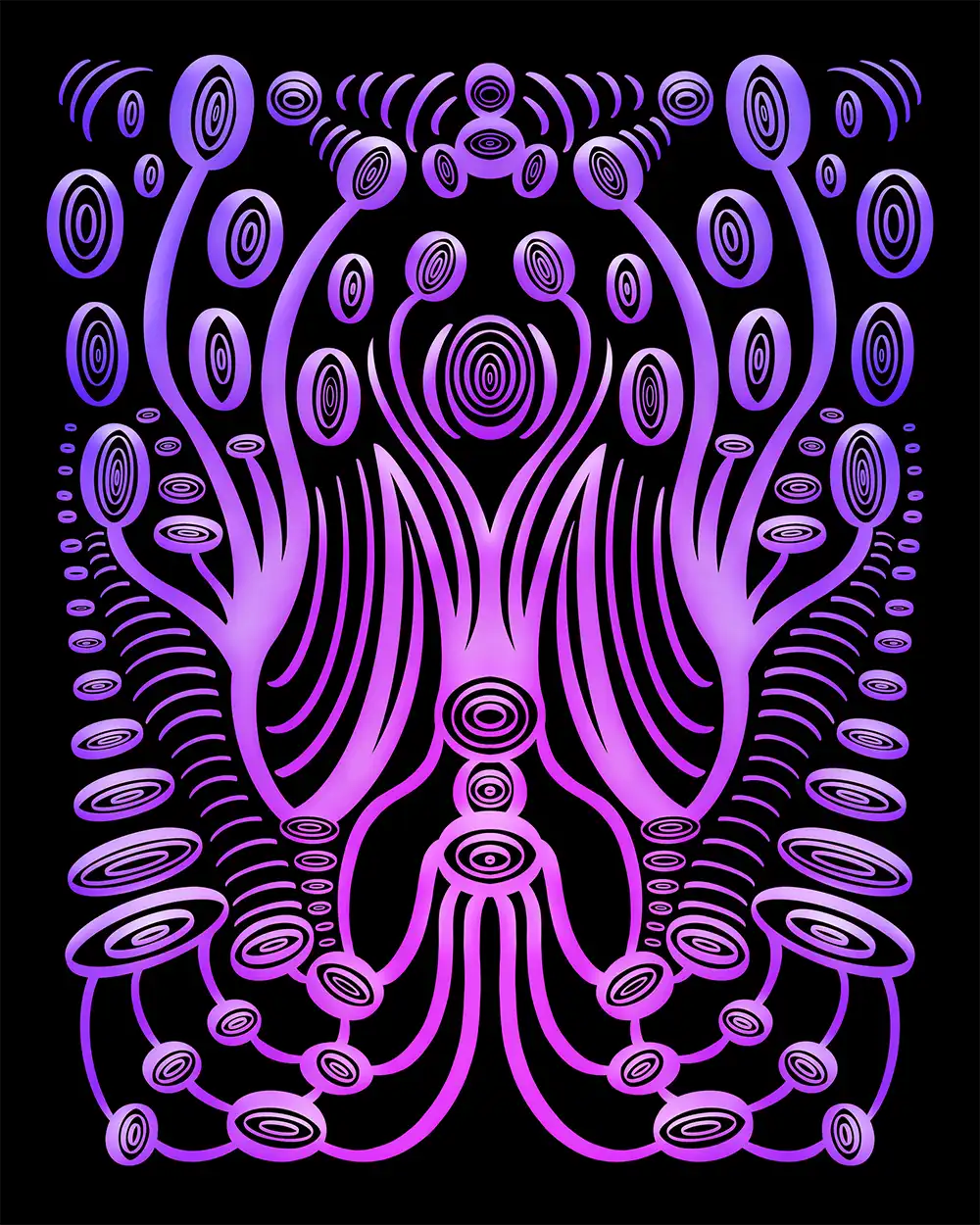 Violet Sigil - Fine Art Print