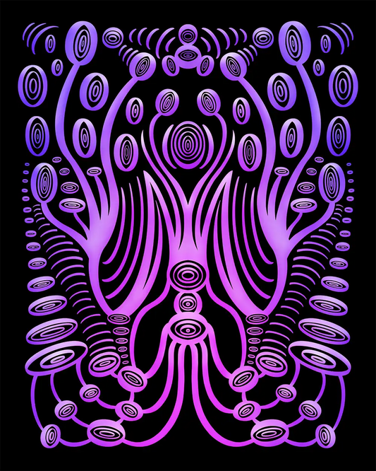 Violet Sigil - Fine Art Print