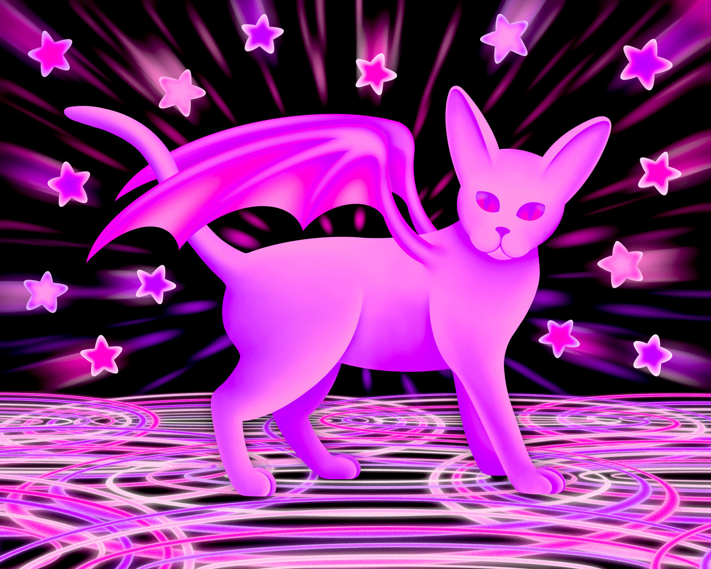 Batwing Glow - Fine Art Print