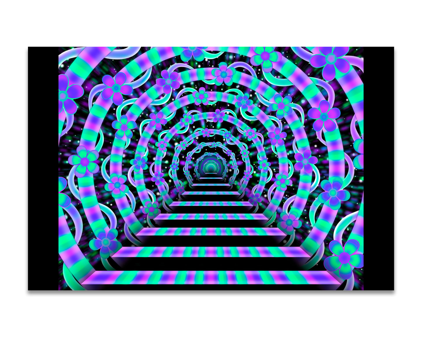 Blooming Tunnel - Mini 4x6 Art Print