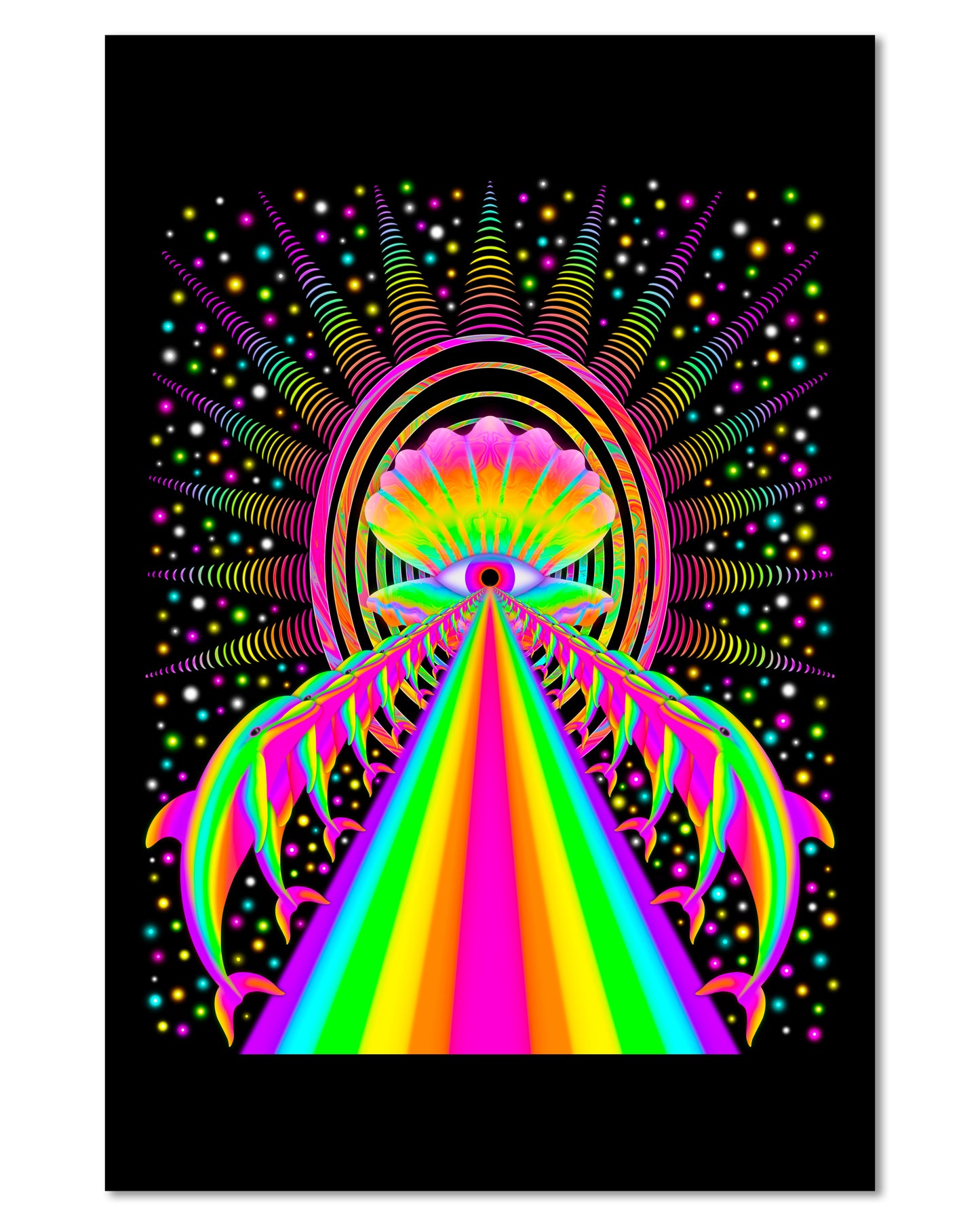 Dolphin Dream Portal - Mini 4x6 Art Print