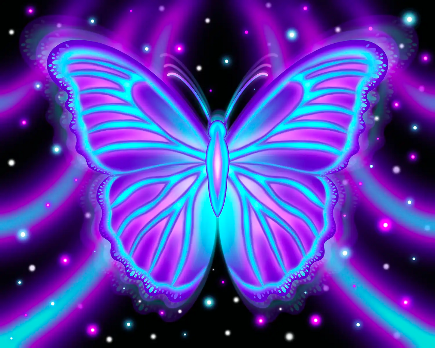 Glow Butterfly - Fine Art Print