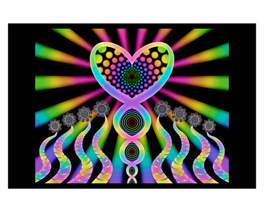 Growing Heart - Mini 4×6 Art Print
