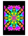 Heartburst Glow - Mini 4×6 Art Print
