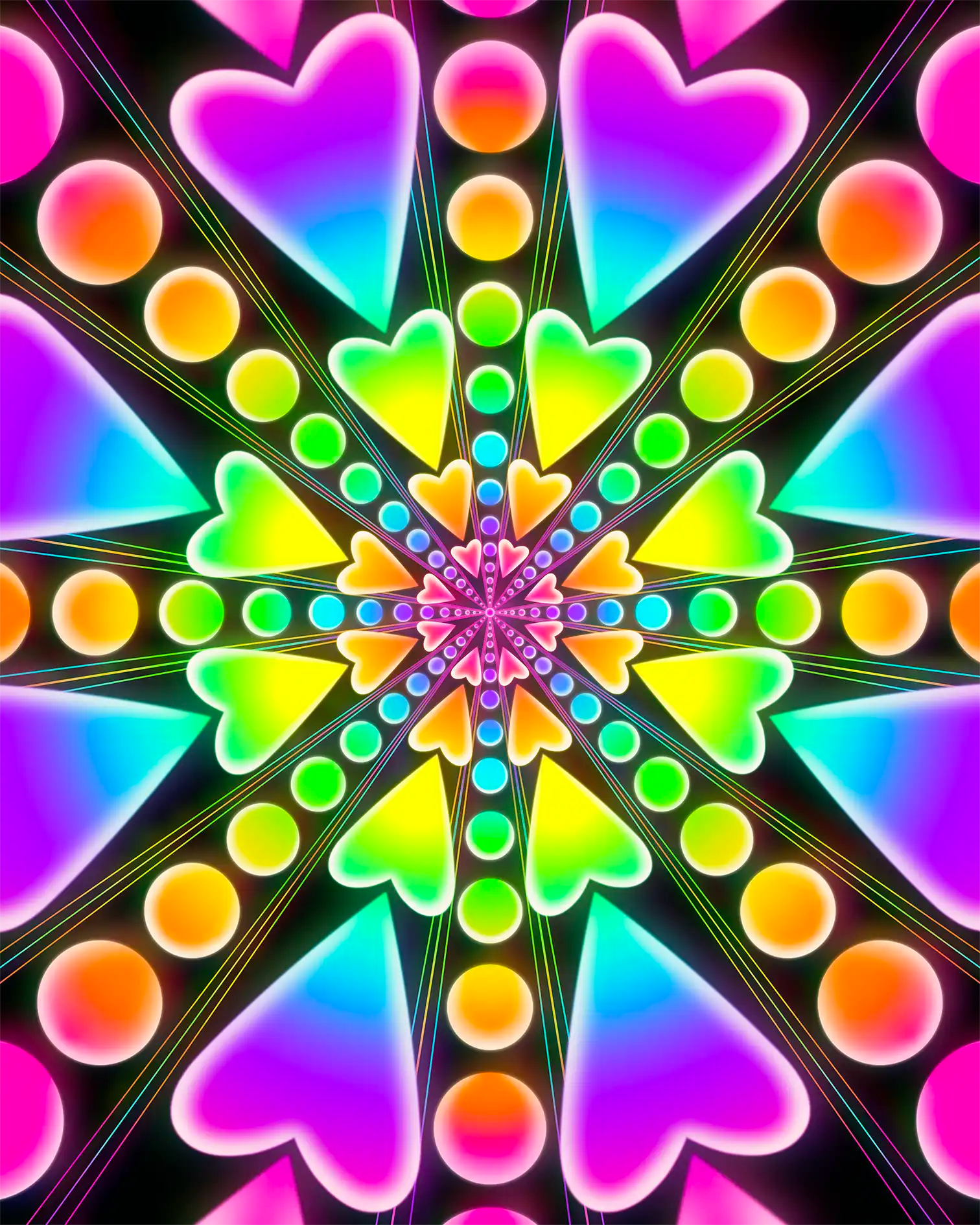 Heartburst Glow - Fine Art Print