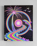 Palm Tree Portal - Signed 16x20 Canvas Print