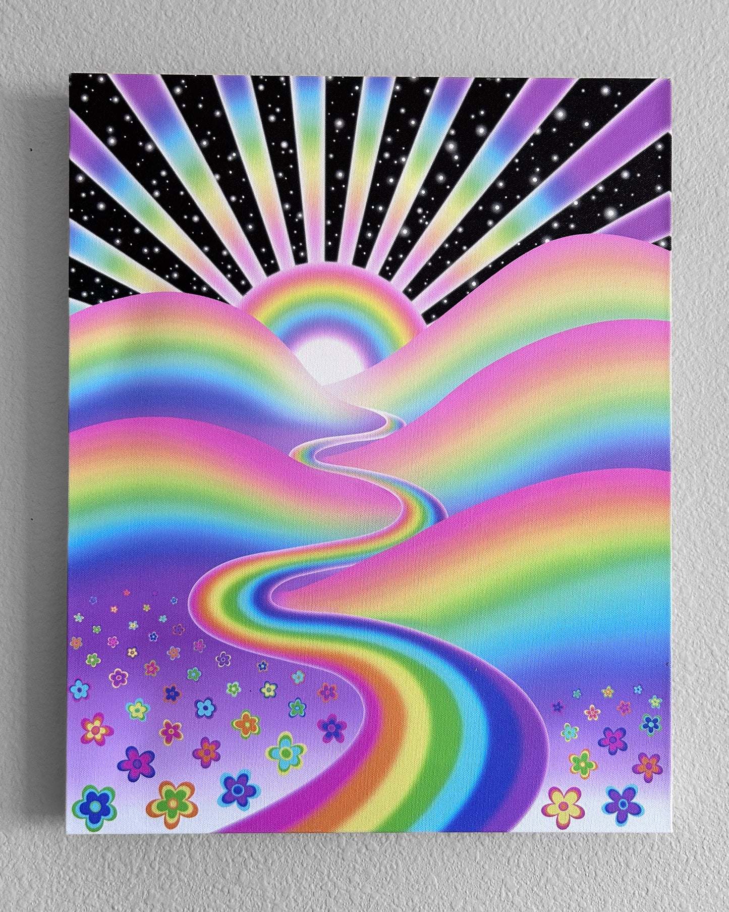 Over the Hills and Far Away - Signed 16x20 Canvas Print