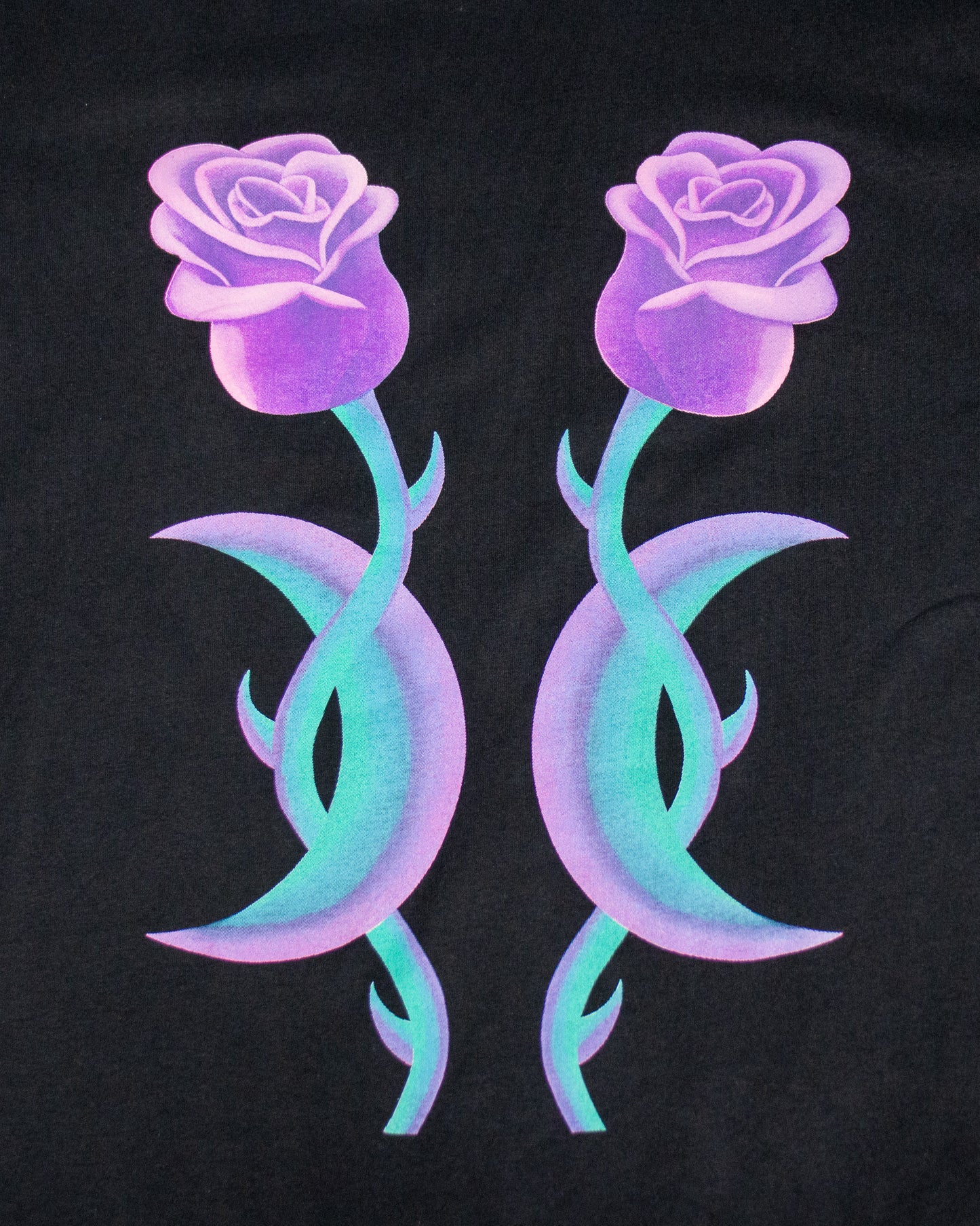 Crescent Moon Rose Graphic Tee