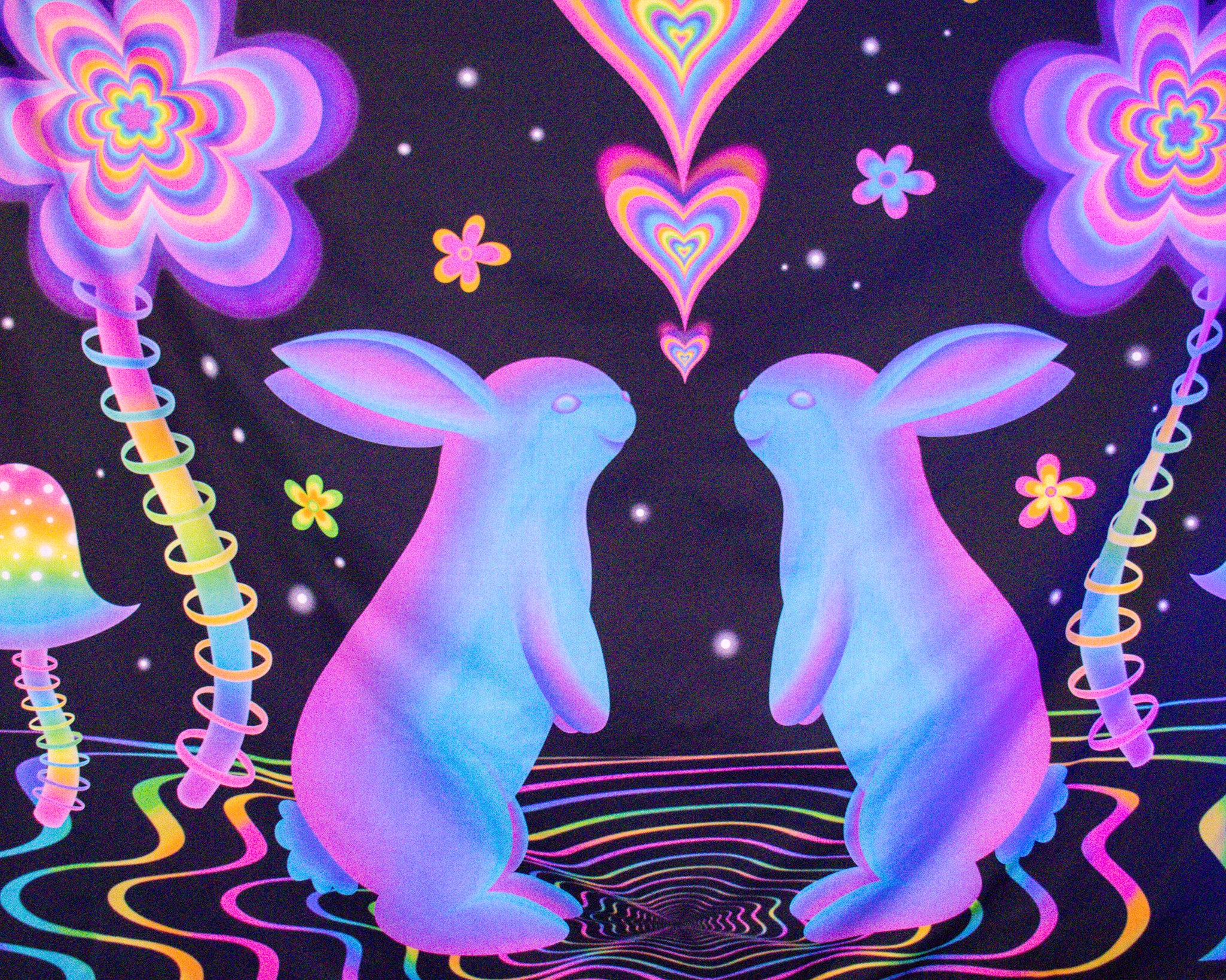 Bunny Bloom Tapestry