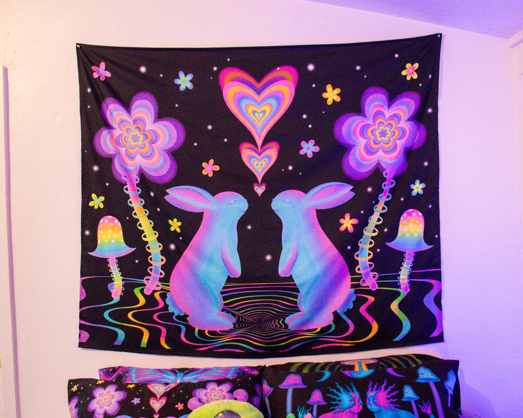 Bunny Bloom Tapestry