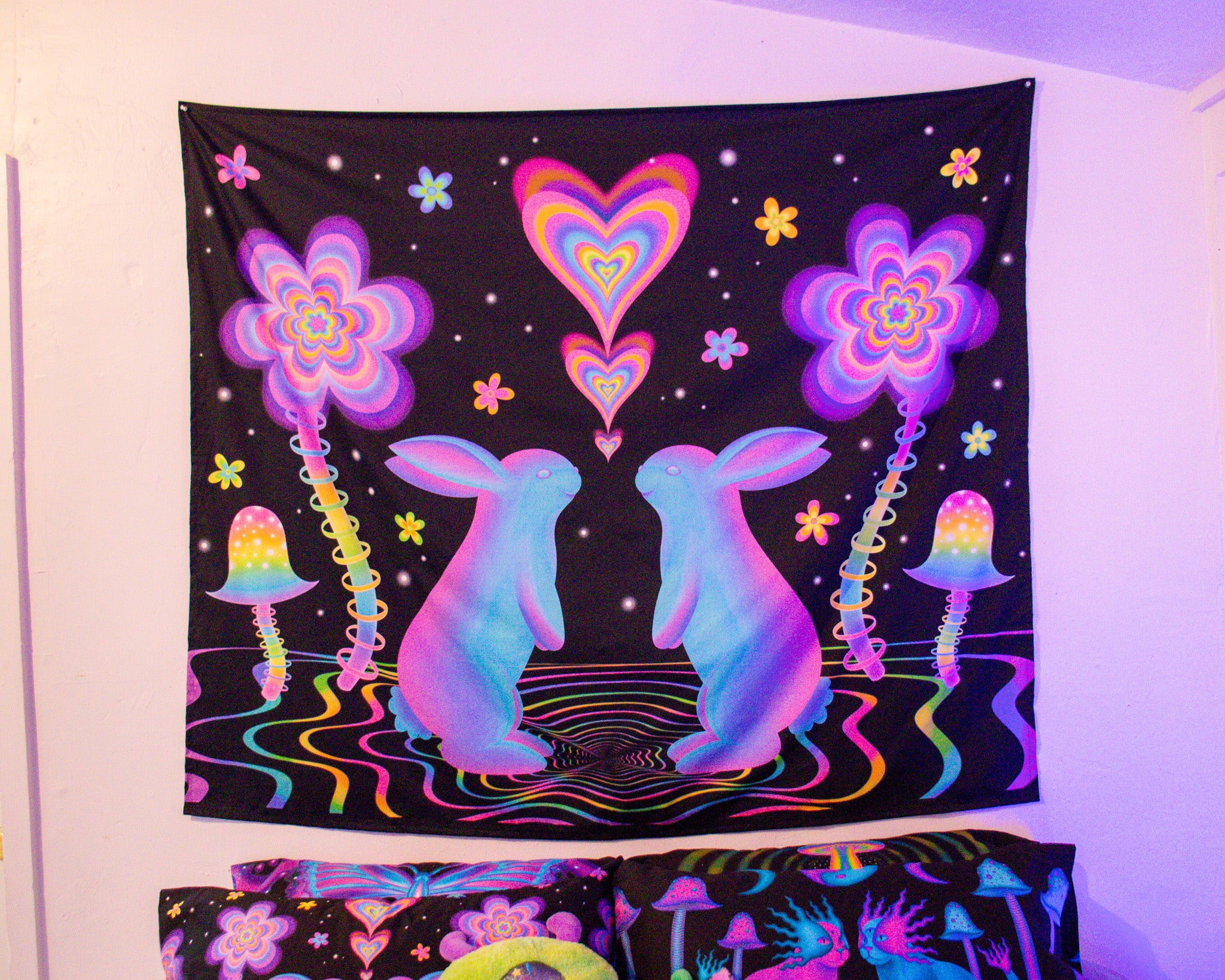 Bunny Bloom Tapestry