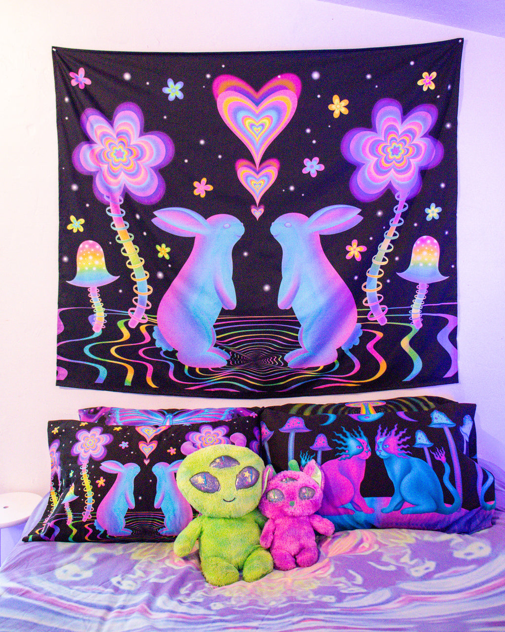 Bunny Bloom Tapestry