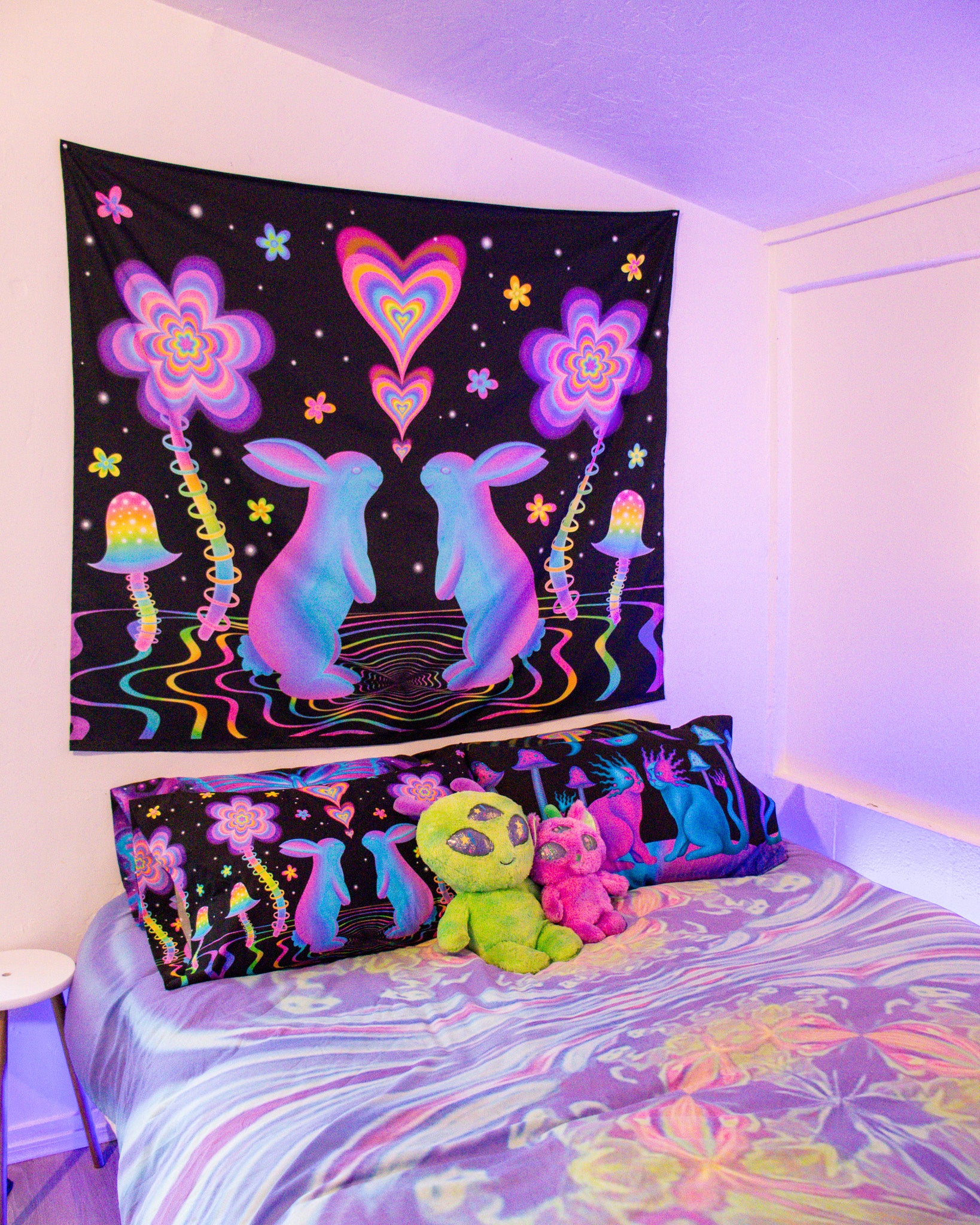 Bunny Bloom Tapestry