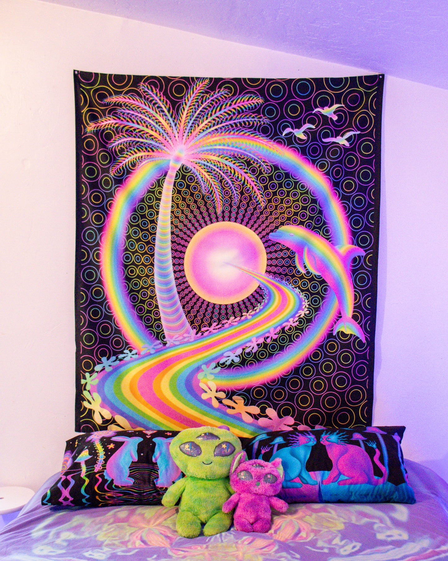 Palm Tree Portal Tapestry