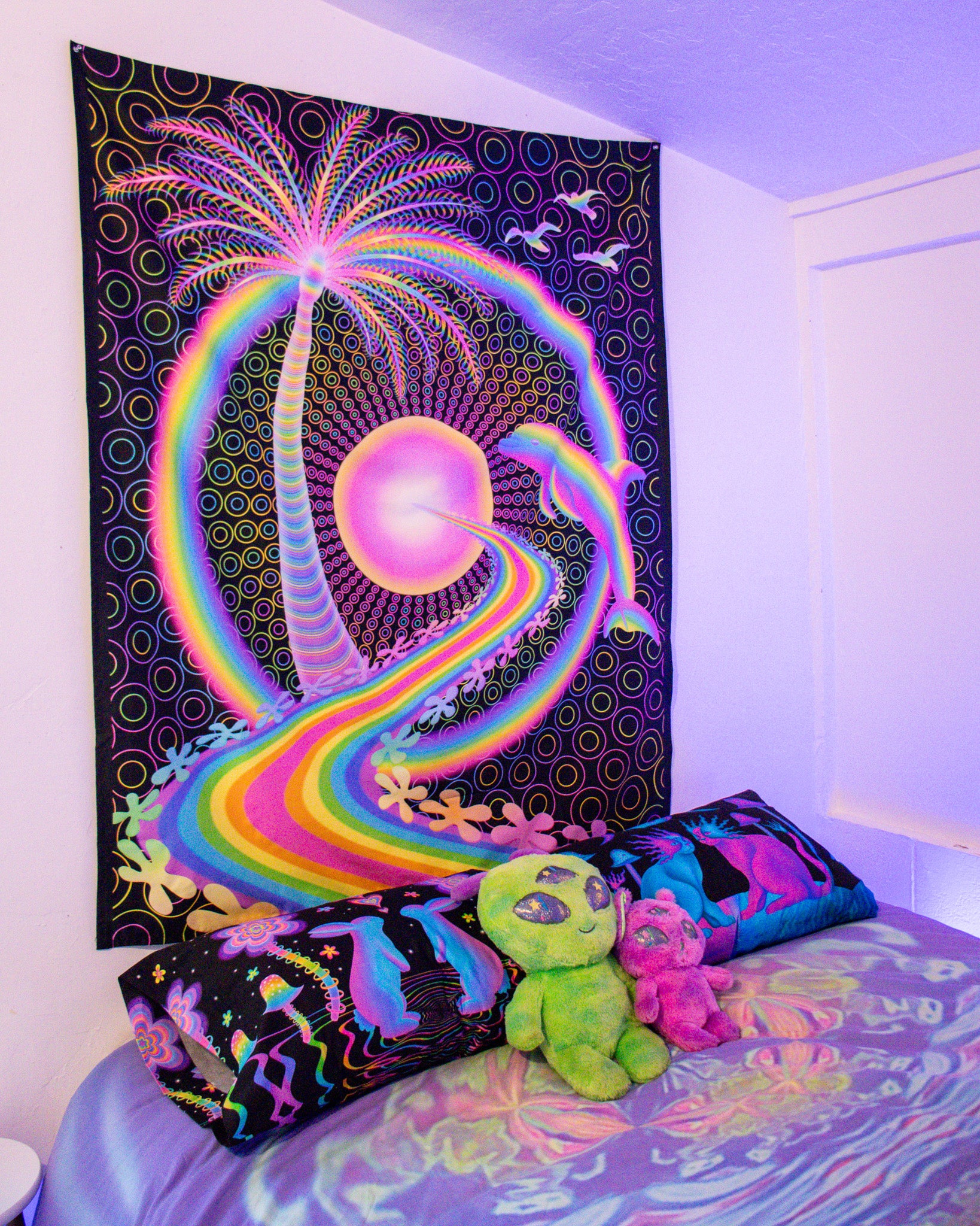 Palm Tree Portal Tapestry