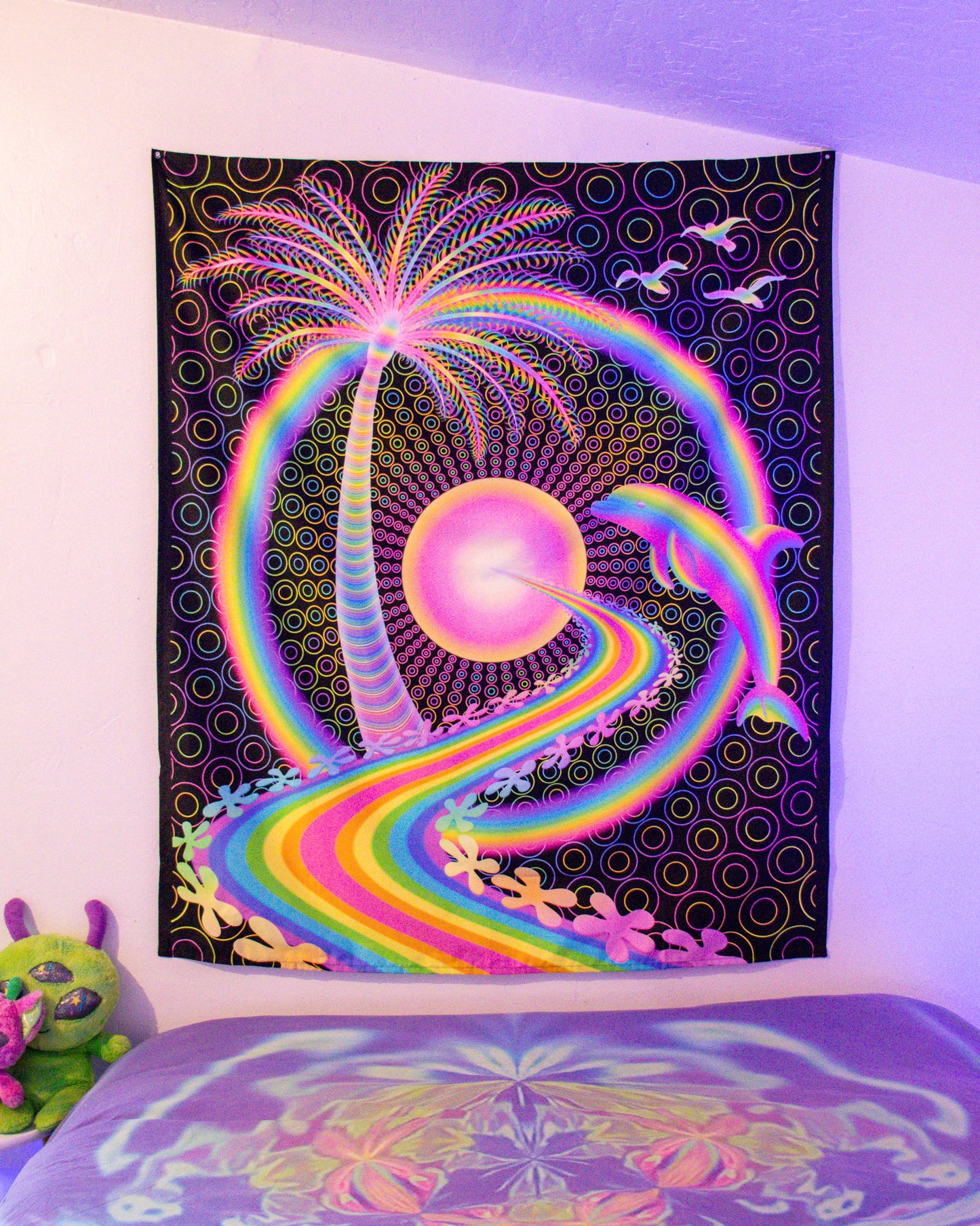 Palm Tree Portal Tapestry