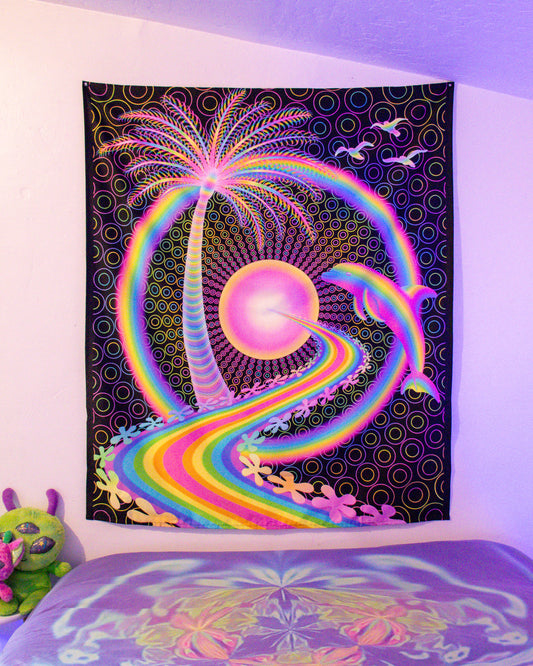 Palm Tree Portal Tapestry