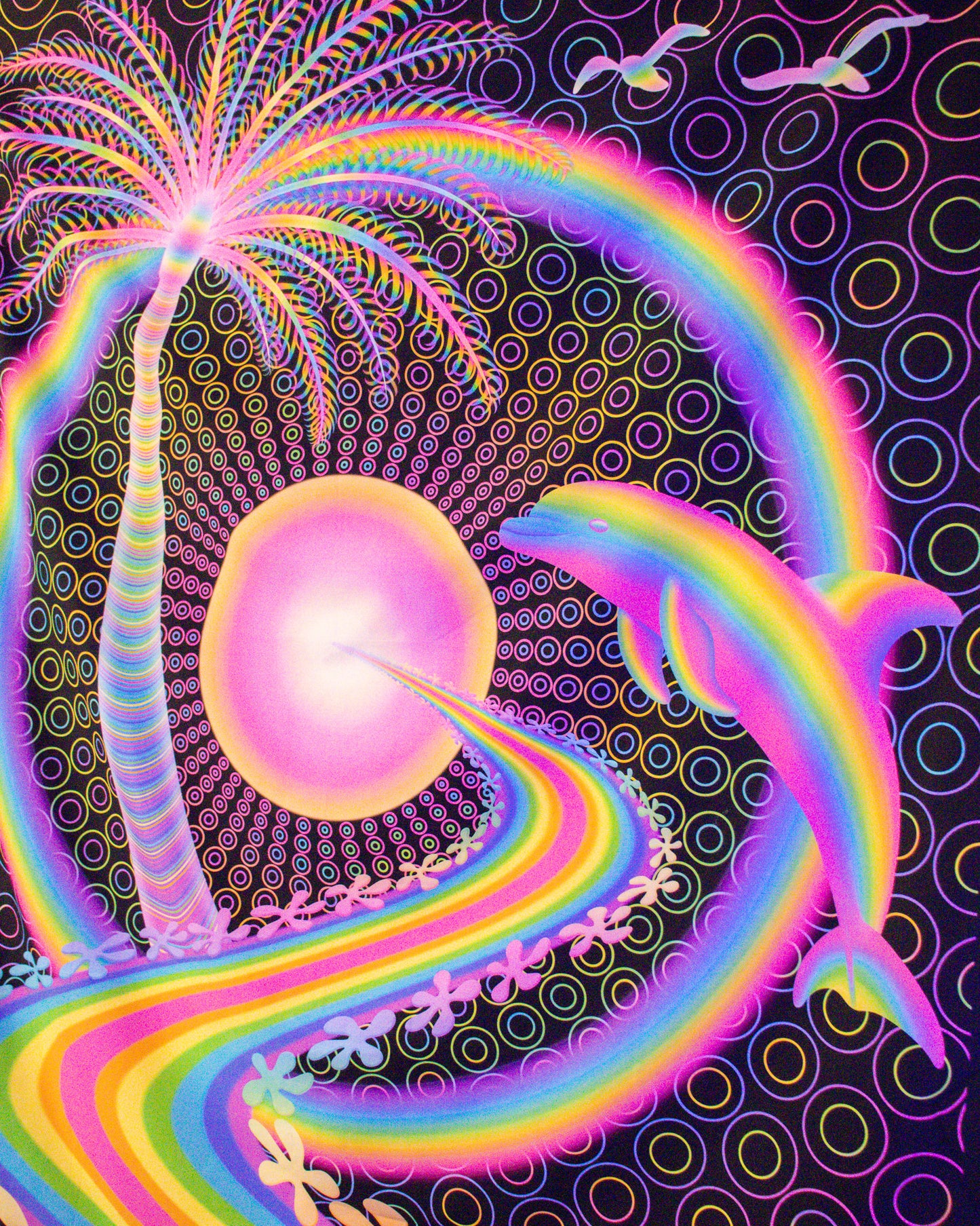 Palm Tree Portal Tapestry