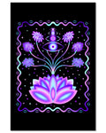 Lotus Flower Eyes - Mini 4×6 Art Print
