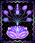 Lotus Flower Eyes - Fine Art Print