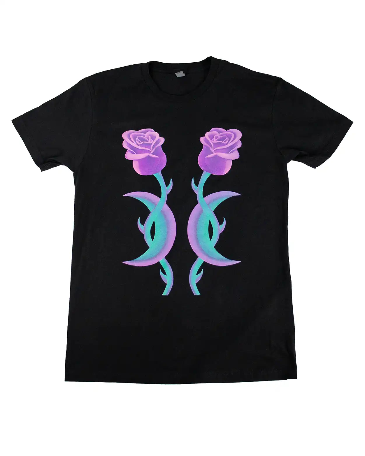 Crescent Moon Rose Graphic Tee