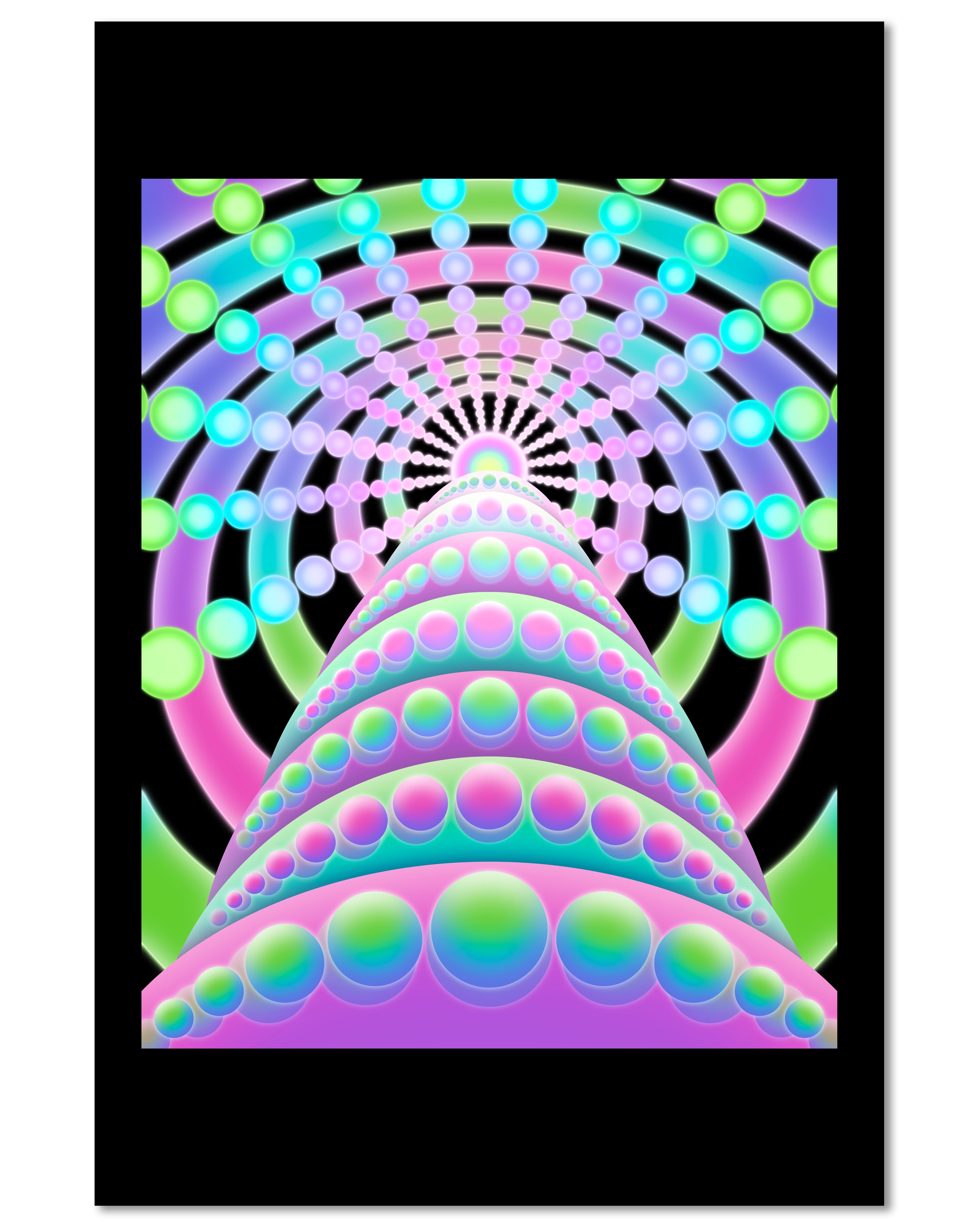 Pulsing Dawn - Mini 4×6 Art Print