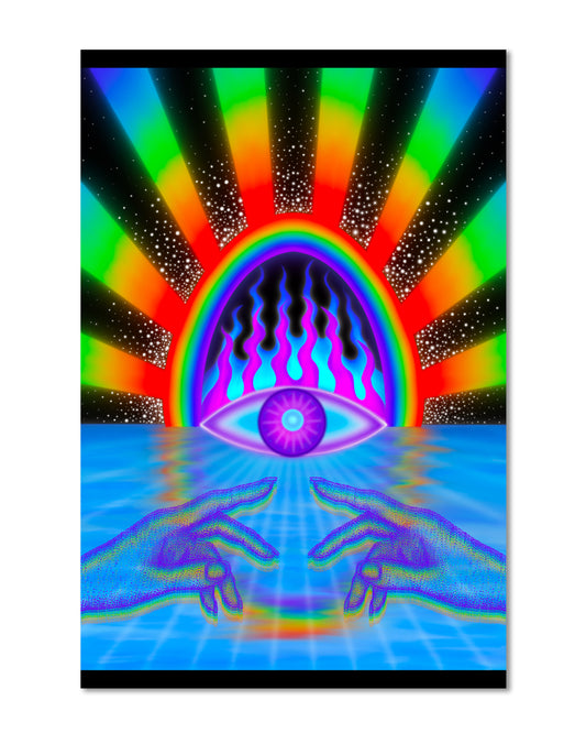 Rainbow Vision Gate - Mini 4x6 Art Print