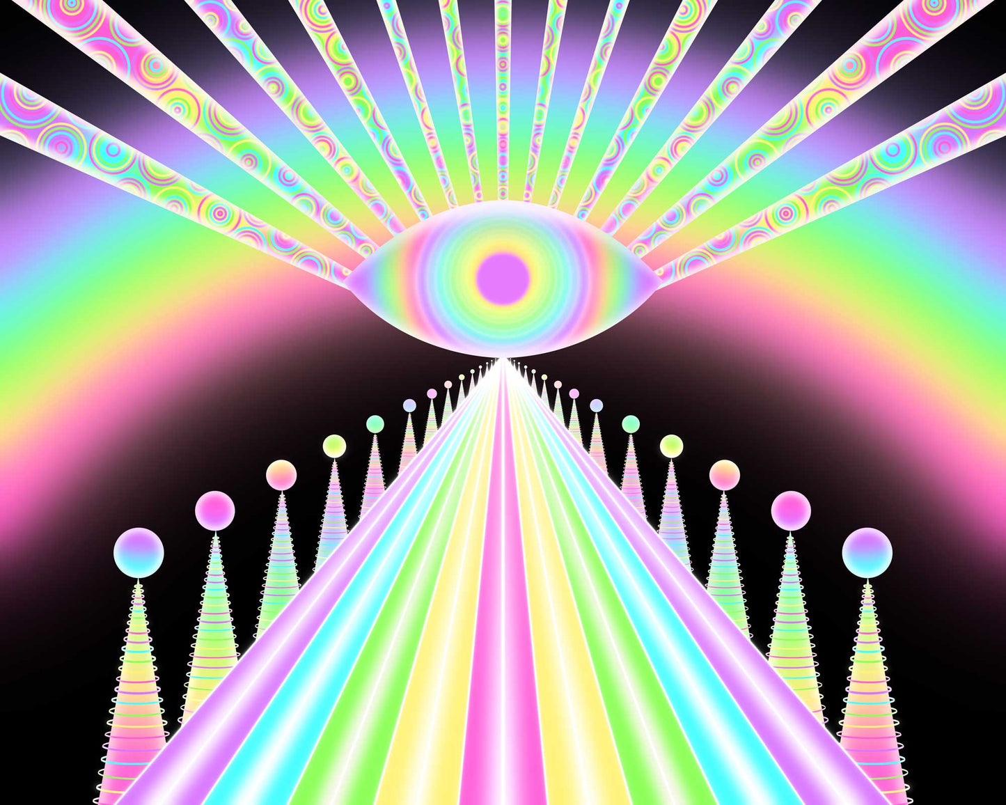 Rainbow Road - Fine Art Print