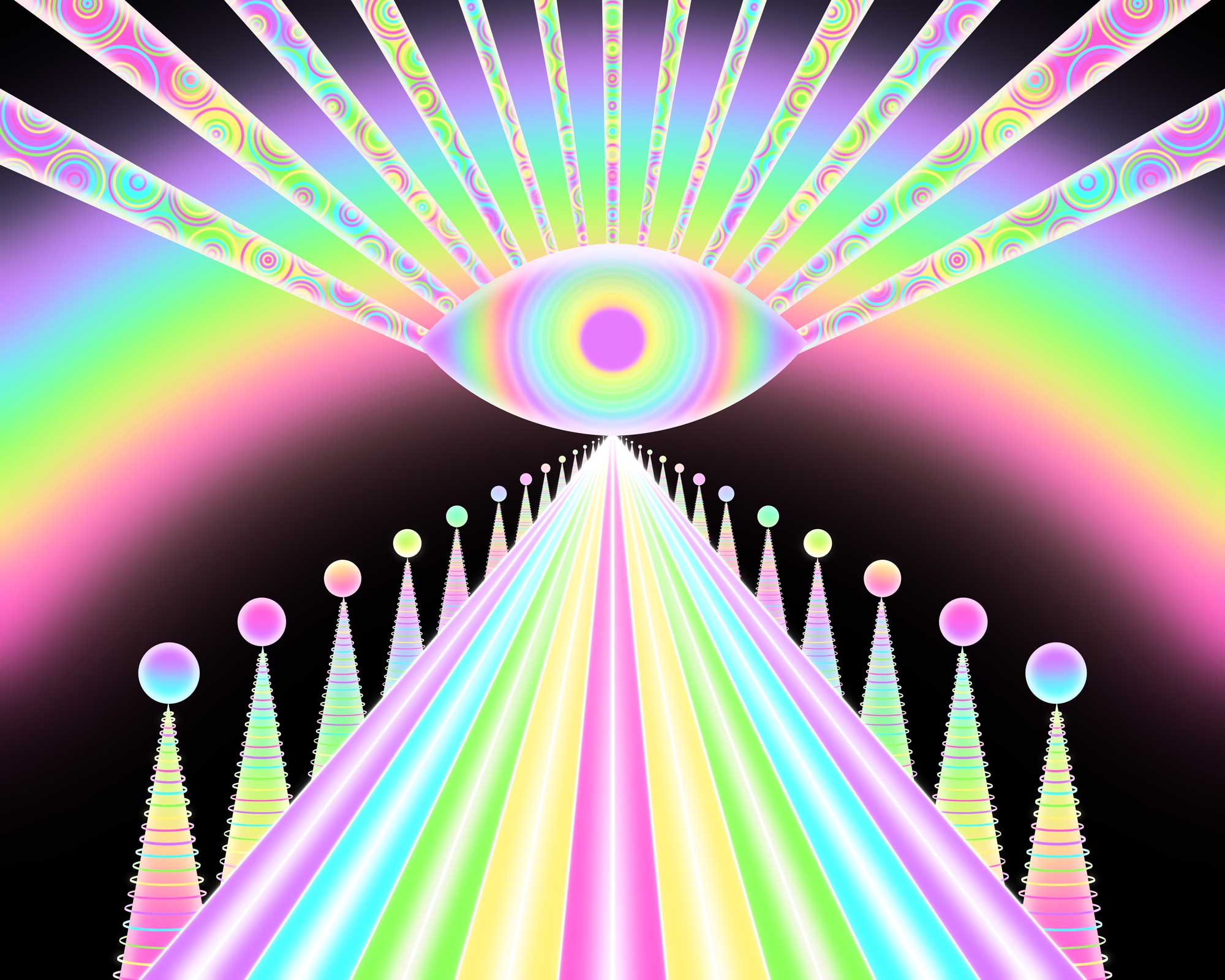 Rainbow Road - Fine Art Print