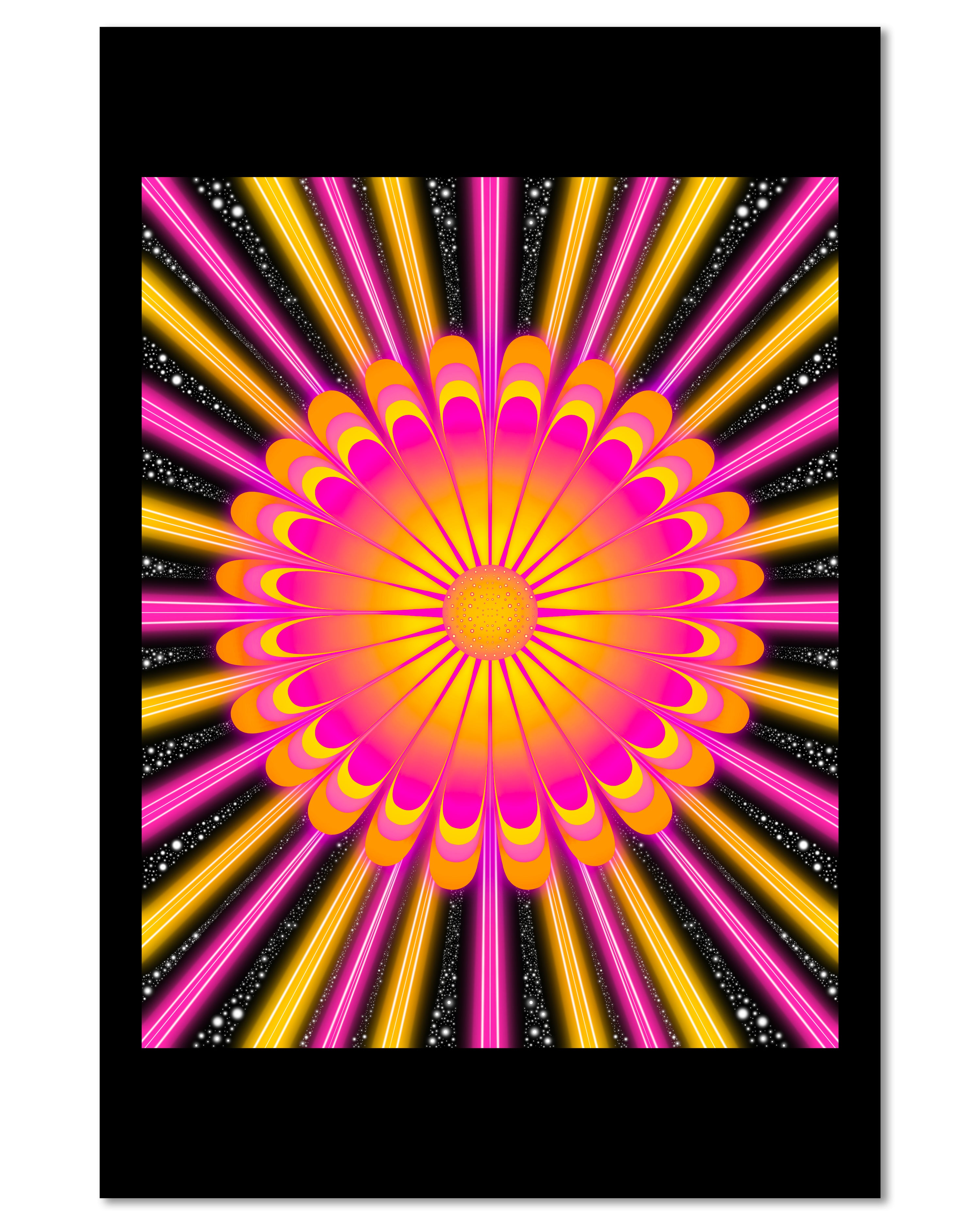 Sun Flower - Mini 4×6 Art Print