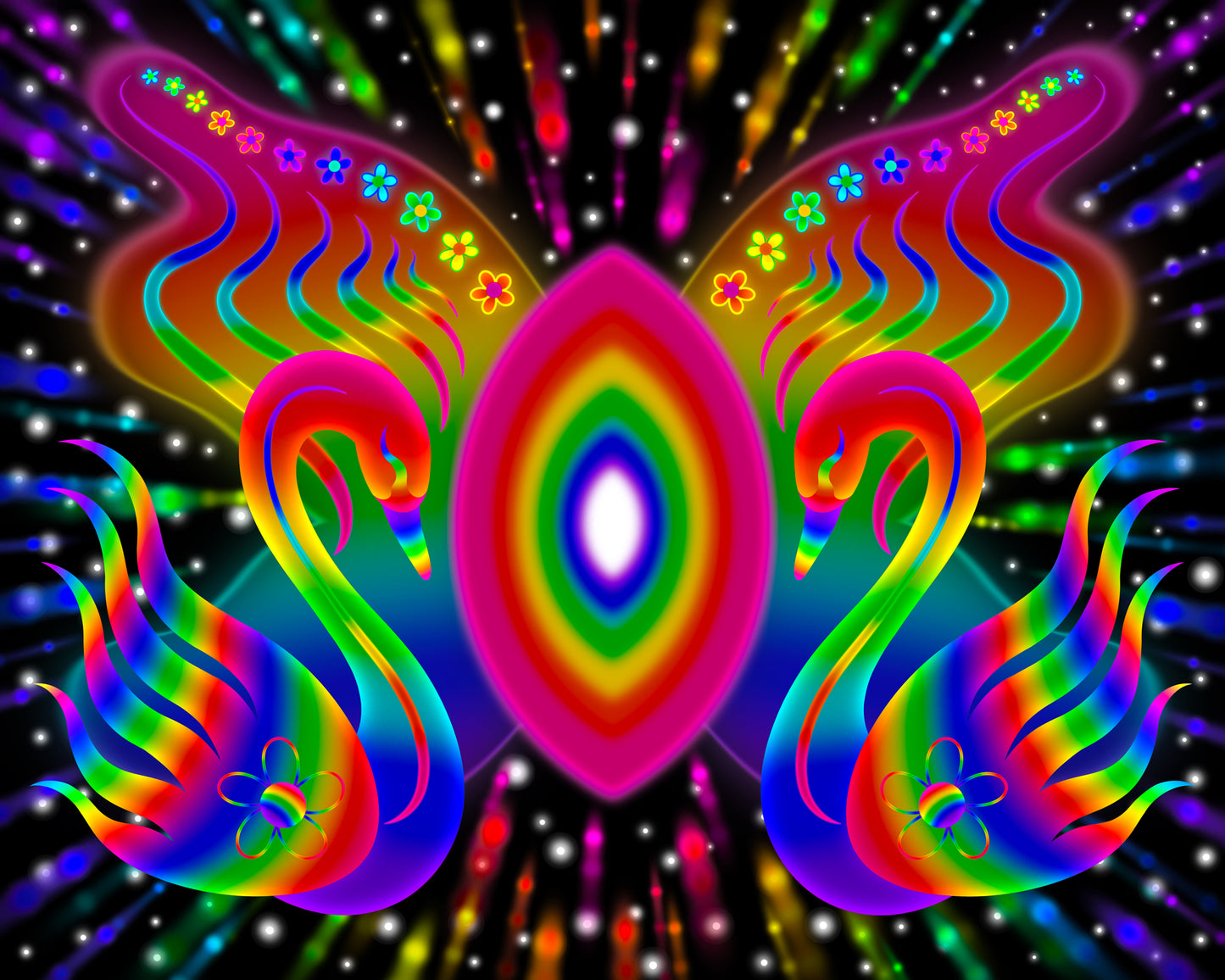 Swan Horizon - Fine Art Print