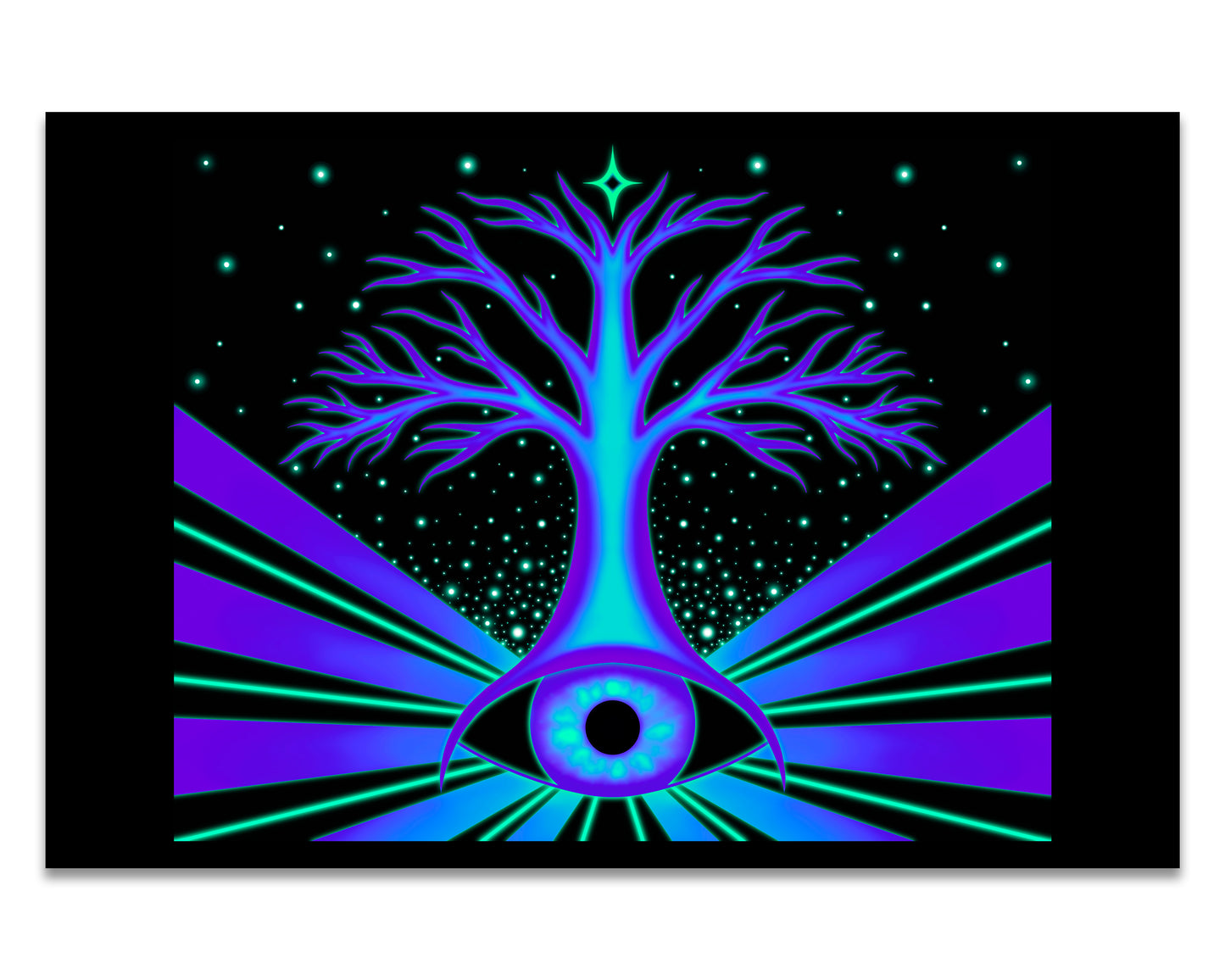 Tree Eye Portal - Mini 4x6 Art Print