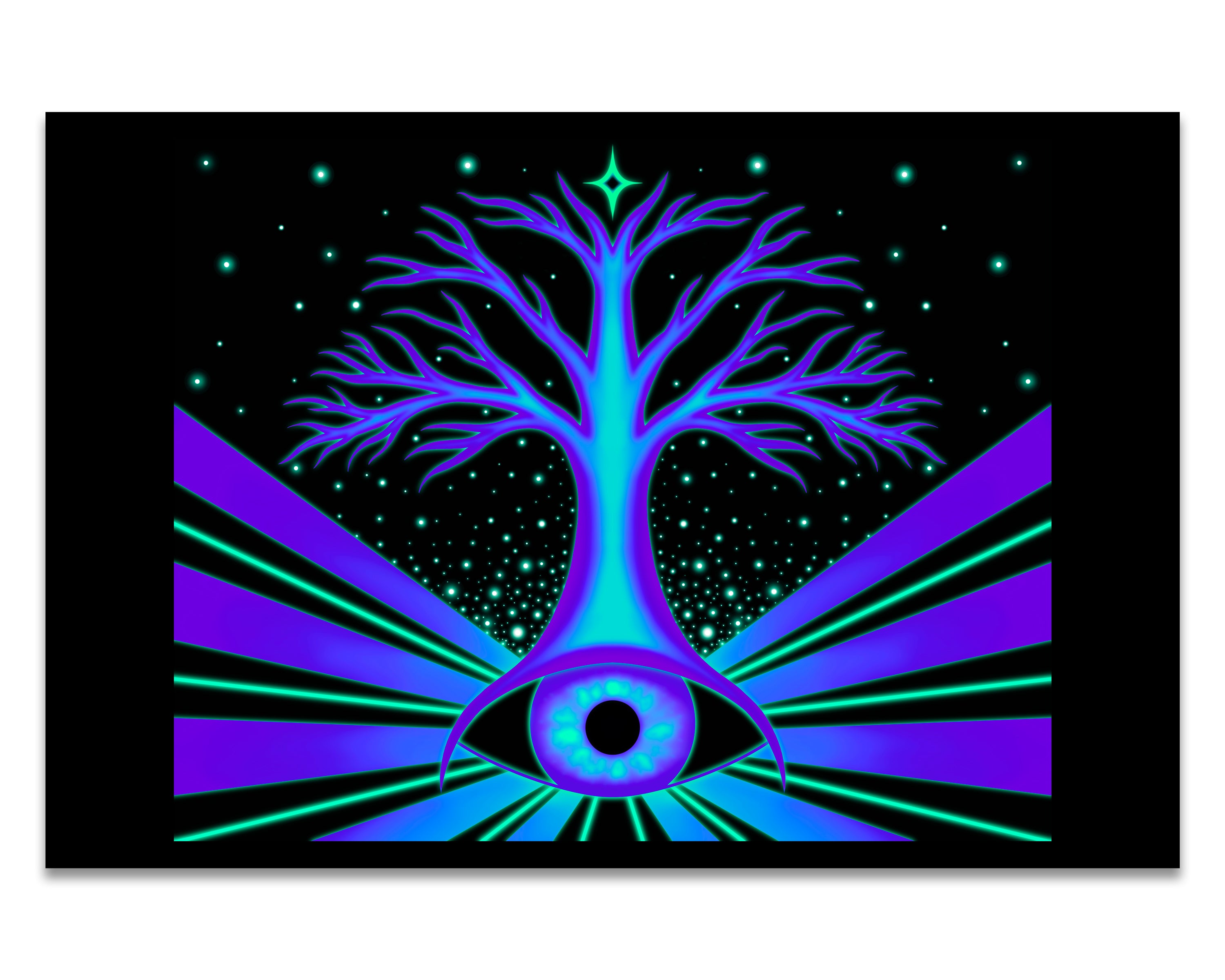 Tree Eye Portal - Mini 4×6 Art Print