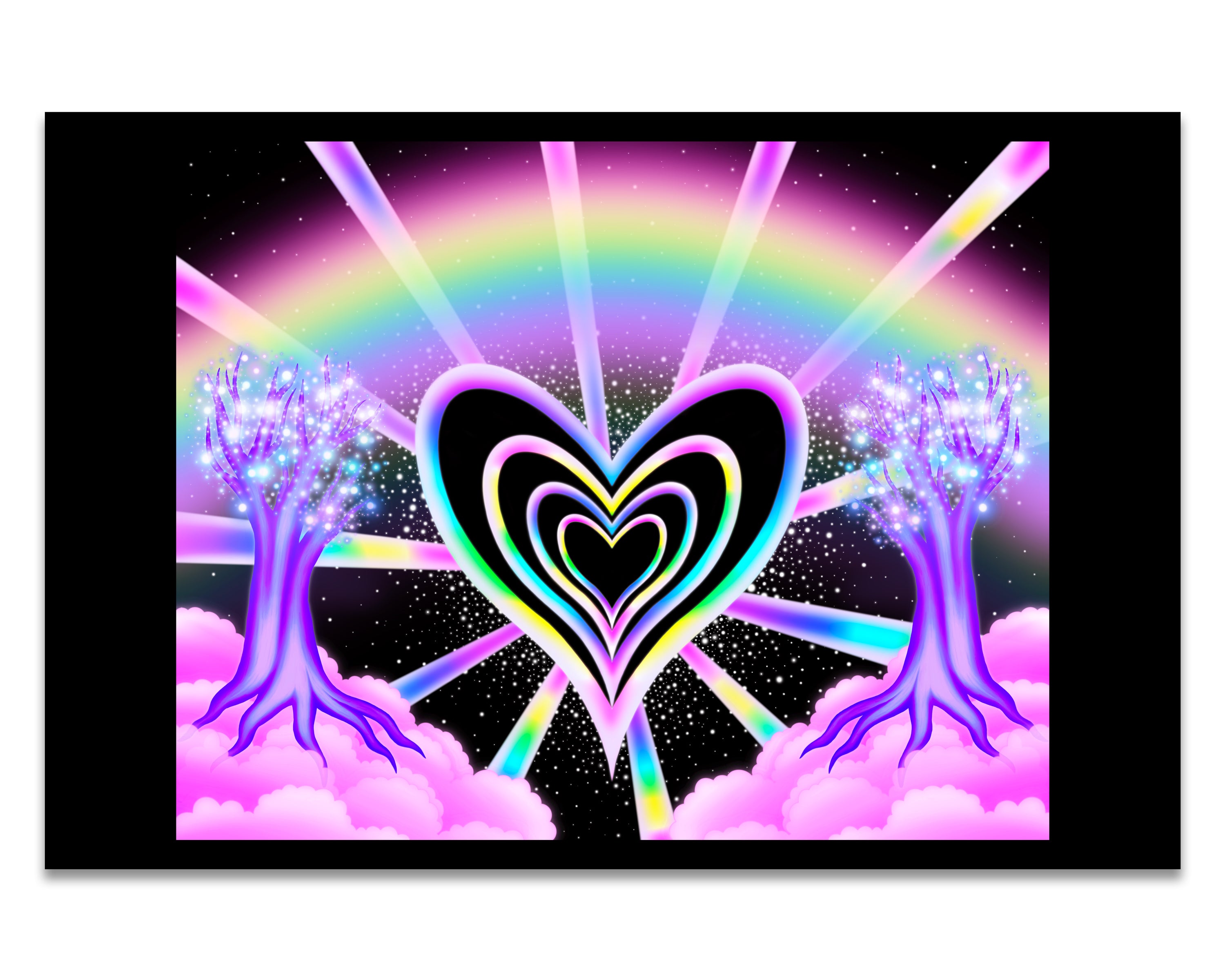 Tree Heart Portal - Mini 4×6 Art Print
